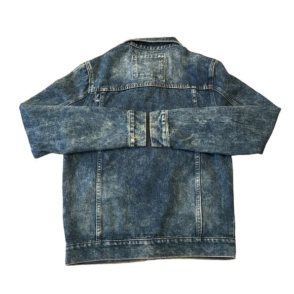 REASON Hot Hat Brand Men's Denim Jacket Medium Wash Size S - Picture 2 of 8